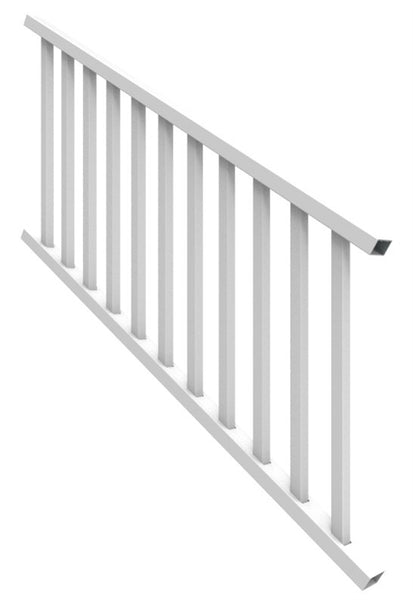 Xpanse 73024862 Select Series Stair Kit with Square Balusters, White, 6' x 36"