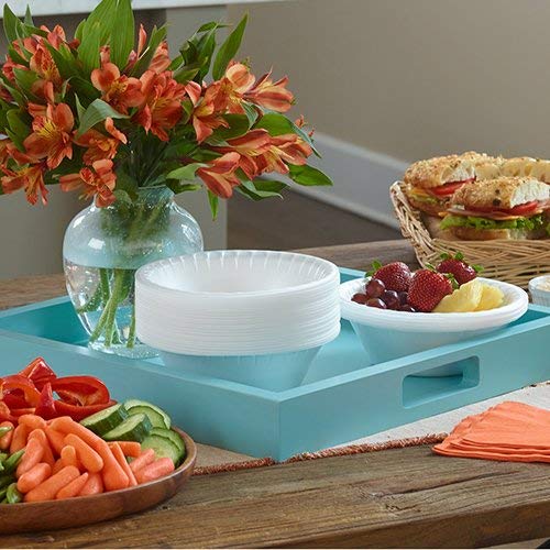 Hefty 00D25045 Everyday Disposable Soak Proof Foam Bowls, 12 Oz, 45-Count