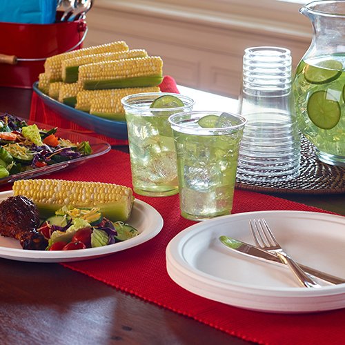 Hefty 00C21800  Deluxe Clear Plastic Cups, 18 Oz, 28-Count