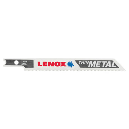 Lenox 1991575 Thin Metal Cutting U-Shank Jig Saw Blades, 24-TPI, 3-5/8", 3-Pack