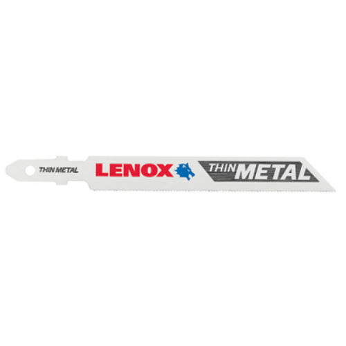 Lenox 1991571 Thin Metal Cutting T-Shank Jig Saw Blades, 24-TPI, 3-5/8", 3-Pack