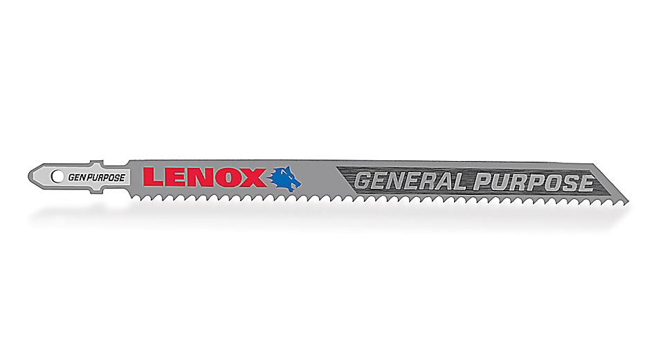 Lenox 1991366 General Purpose T-Shank Jig Saw Blades, 10 TPI, 5-1/4", 3-Pack