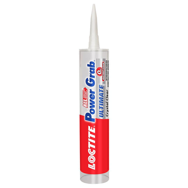 Loctite 2442595 Power Grab Ultimate Adhesive, Crystal Clear, 9 Oz