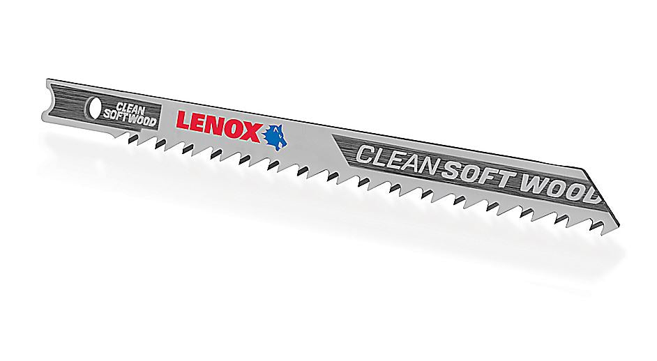 Lenox 1991404 Clean Cutting U-Shank Jig Saw Blades, 20 TPI, 3-1/2", 3-Pack
