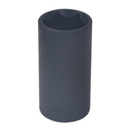 Master Mechanic JK180412 1/2" Drive 6-Point Deep Impact Socket, Black, 12 mm