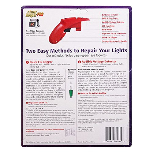 Ulta-Lit 01203-CD LightKeeper PRO Christmas Mini Light Set Repairing Tool