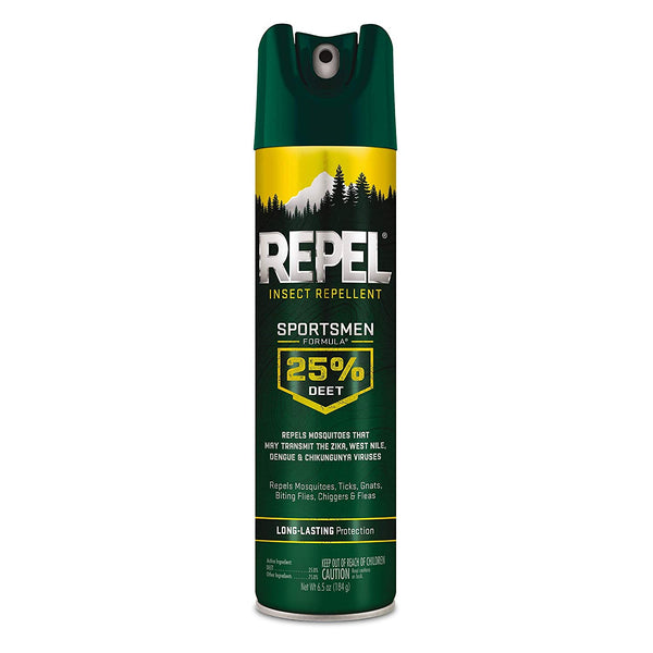 Repel HG-94137 Insect Repellent Sportsmen Formula 25% DEET Aerosol, 6.5 Oz