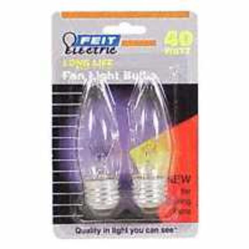 Feit Electric  BP40ETC/CF B-11 Incandescent Torpedo Fan Bulb 40W Clear Cd/2