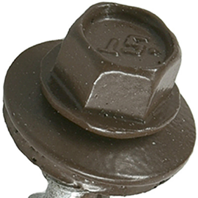 PowerPro 117435 WB Metal-To-Wood Self-Drilling Roofing Screws, 10 x 1", 250-PC