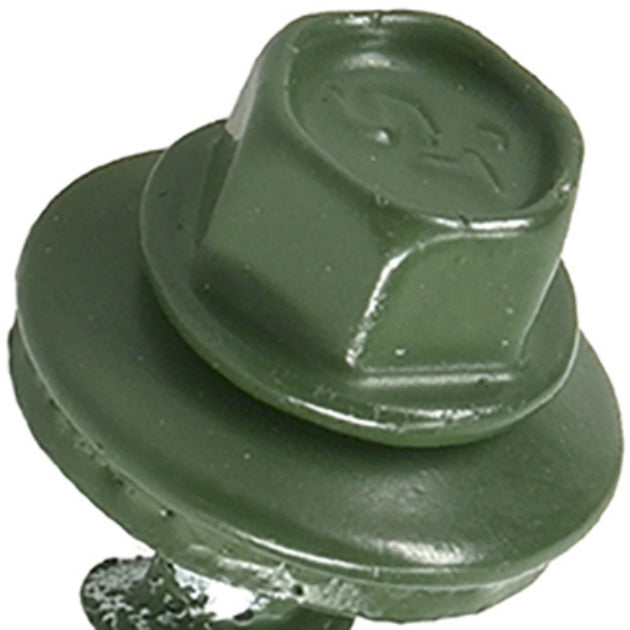 PowerPro 117909 Metal-To-Wood Self-Drilling Roofing Screws, Ivy Green, 10x1", 1 lb