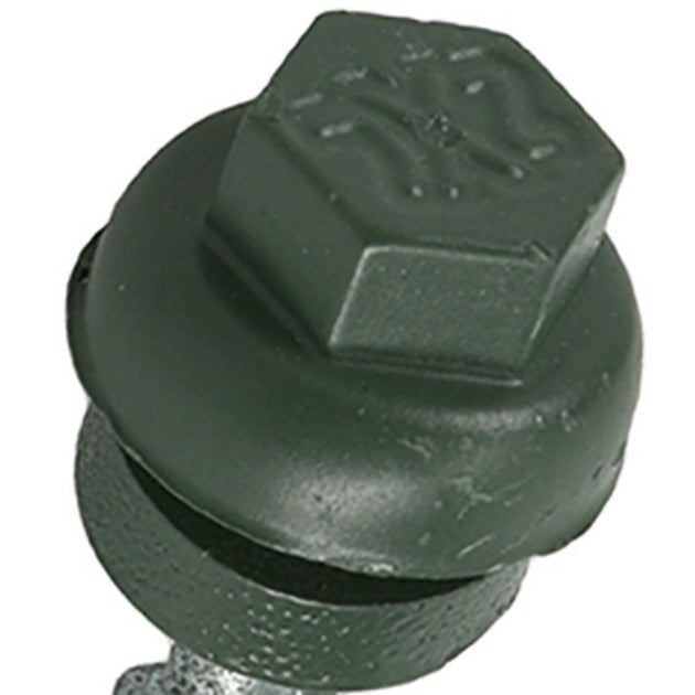 PowerPro 117473 Metal-To-Wood Self-Drilling Roofing Screws, Green,10x1.5",250-Pc
