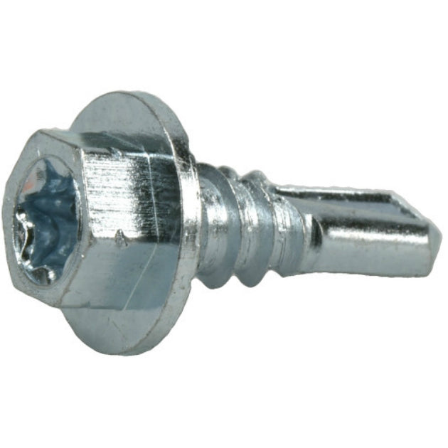 PowerPro 116131 Premium Star Drive Hex Washer Sheet Metal Screw, 1/4"x3/4",52-Ct