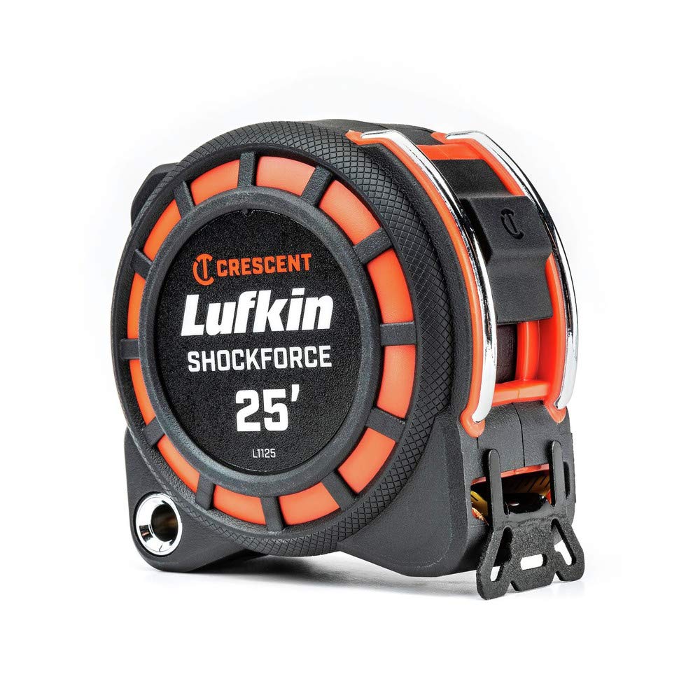 Lufkin L1125 Shockforce Dual Sided Tape Measure, 1-3/16" x 25'