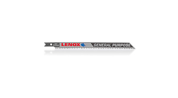 Lenox 1991476 General Purpose U-Shank Jig Saw Blades, 10 TPI, 5-1/4", 3-Pack