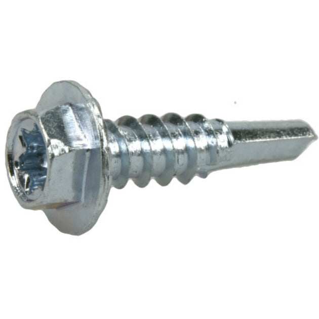 PowerPro 116122 Premium Star Drive Hex Washer Sheet Metal Screw, #10x3/4",112-Ct