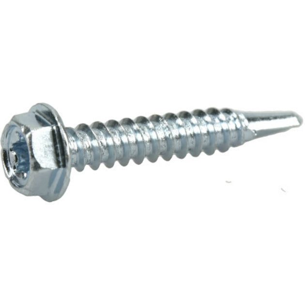 PowerPro 116121 Premium Star Drive Hex Washer Sheet Metal Screw, #8 x 1", 127-Ct