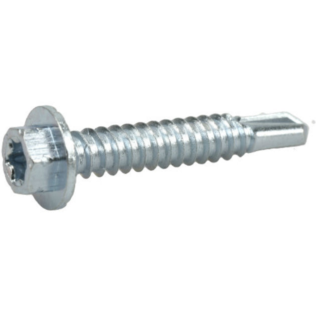 PowerPro 116129 Premium Star Drive Hex Washer Sheet Metal Screw, 1/4"x1.5",37-Ct