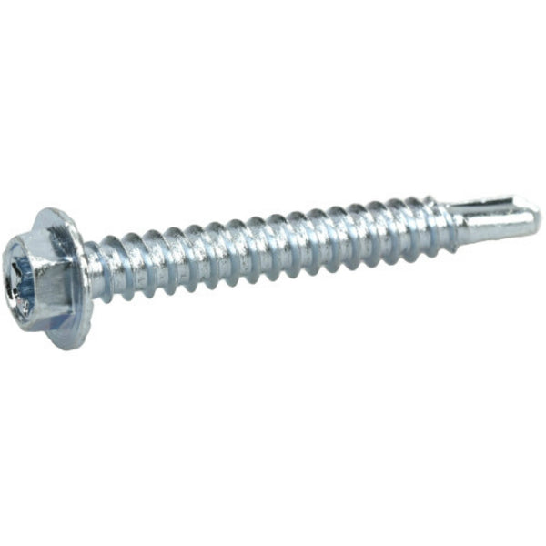 PowerPro 116124 Premium Star Drive Hex Washer Sheet Metal Screw, #10x1-1/2",68-Ct