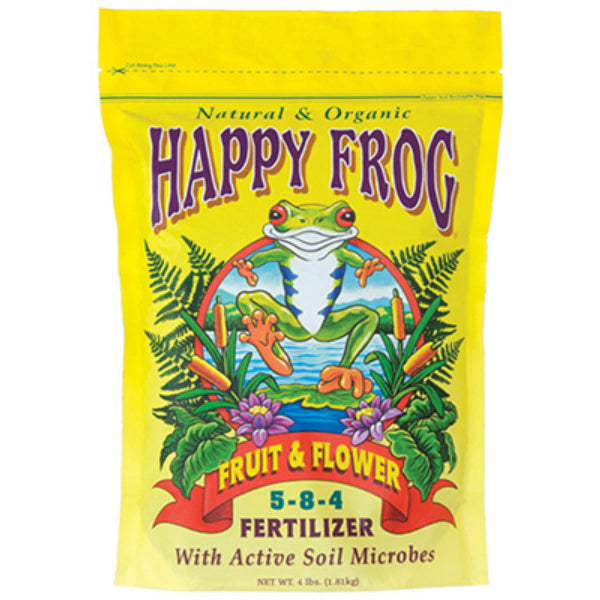 Happy Frog FX14650 Fruit & Flower Fertilizer, 5-8-4, 4 Lbs