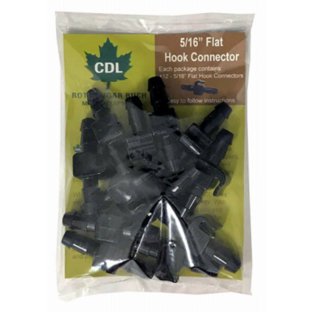 CDL 66303099PK Flat Connector with Hook, 5/16", 12-Pack