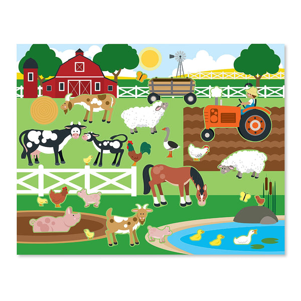Melissa & Doug 4196 Reusable Habitats Sticker Pad, 3+ Years