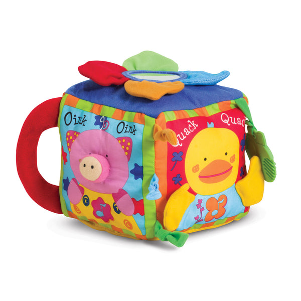 Melissa & Doug 9177 Musical Farmyard Cube Learning Toy, 6+ Months