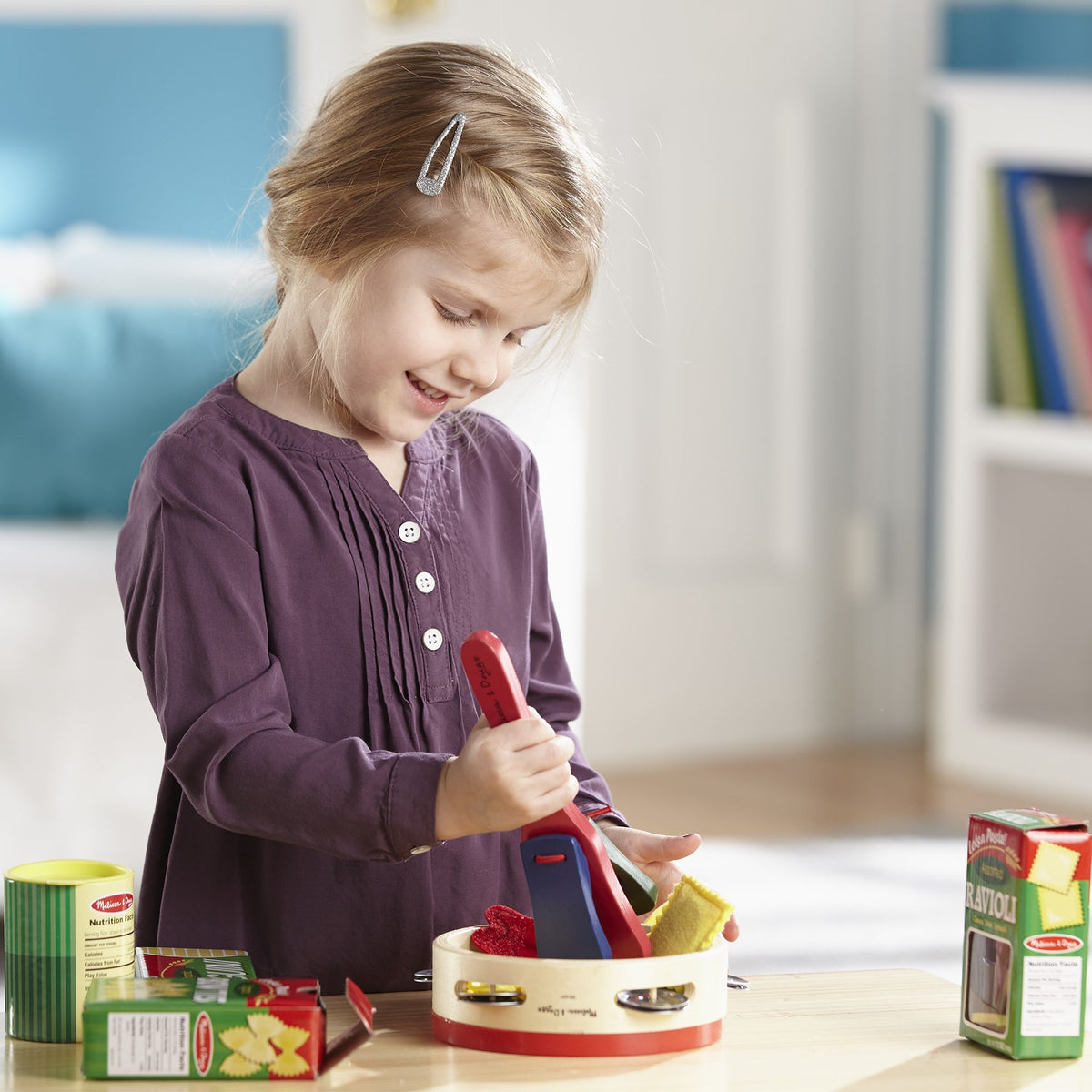 Melissa & Doug 488 Band-in-a-Box Clap-Clang-Tap Sets, 3+ Years, 10-Piece