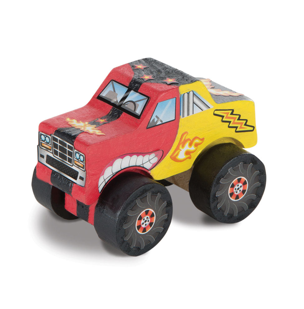 Melissa & Doug 9524 Created by Me! Monster Truck Wooden Craft Kit, Age 4+