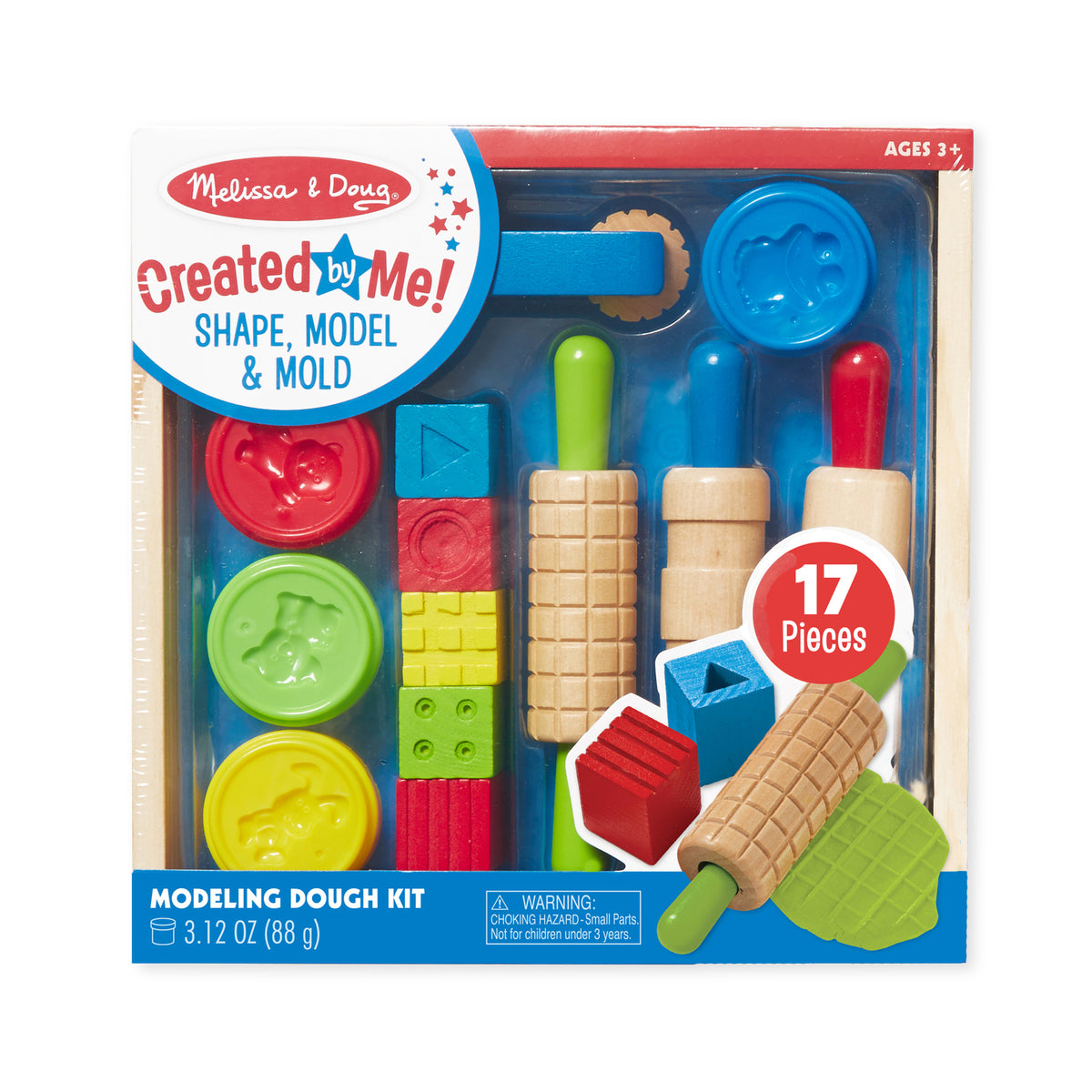 Melissa & Doug 165 Created by Me! Shape / Model & Mold Modeling Dough Kit, 3+