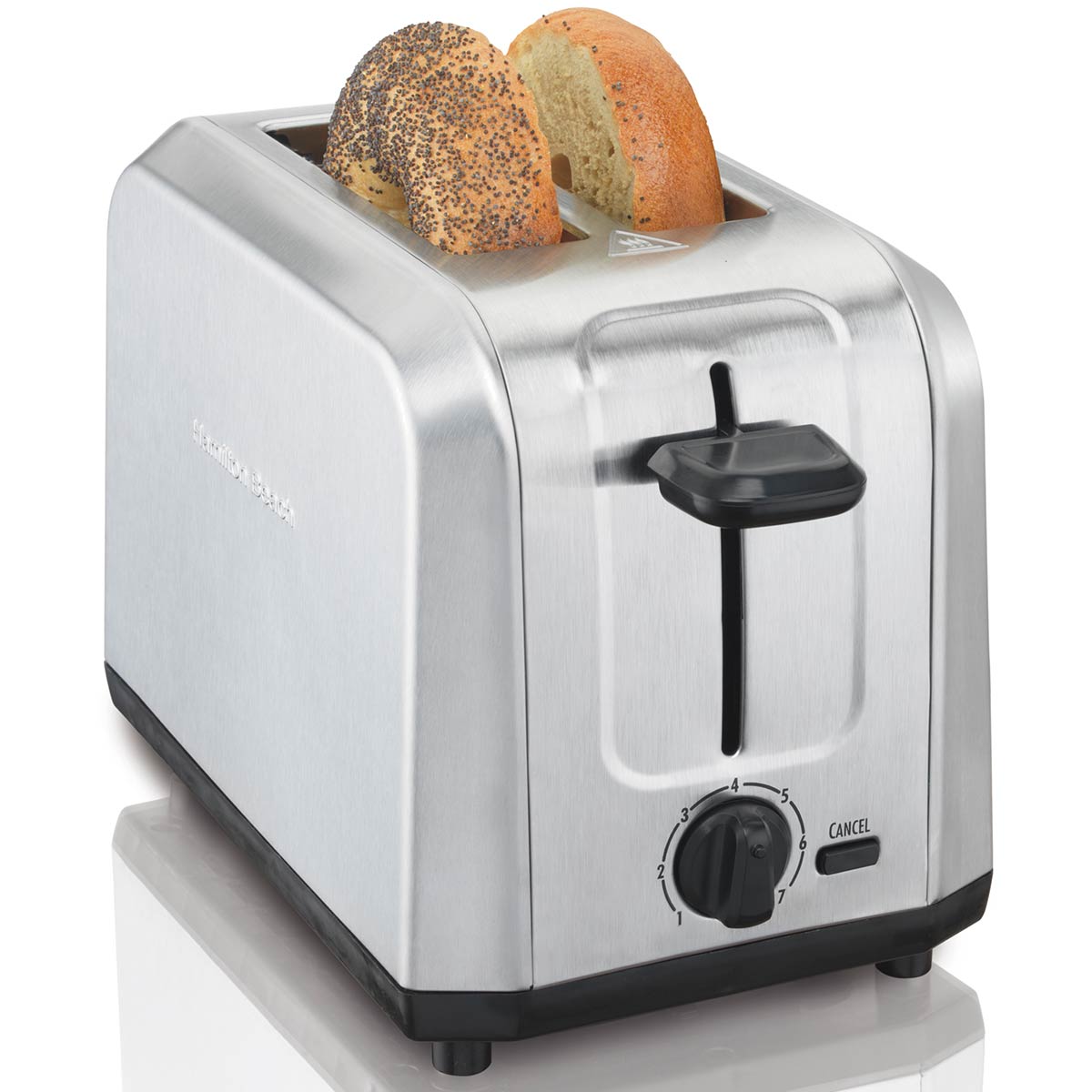 Hamilton Beach 22910 Brushed Stainless Steel Toaster, 2-Slice