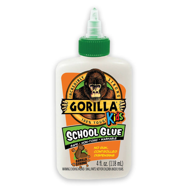 Gorilla 2754202 Kids School Glue, 4 Oz