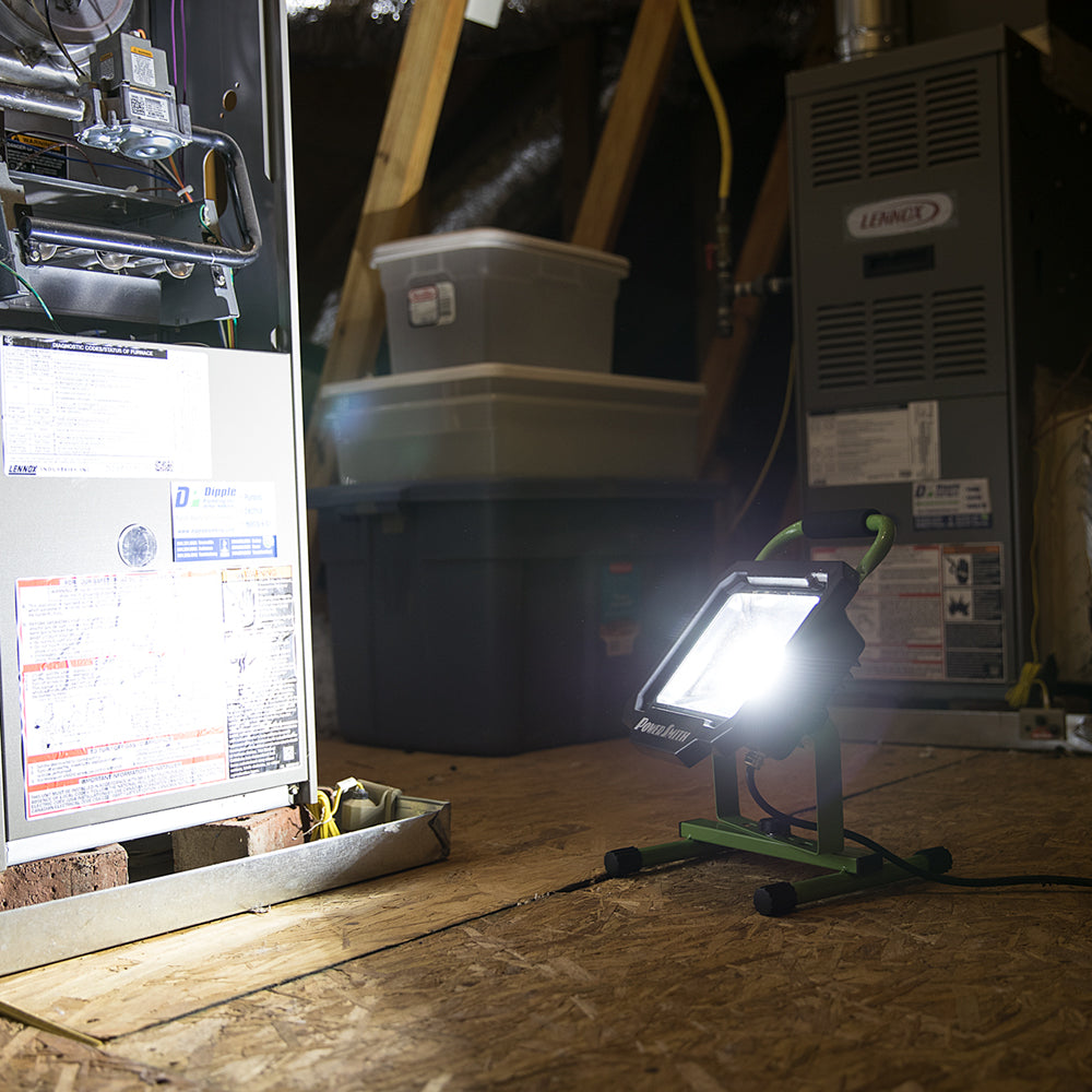 PowerSmith PWL150S LED Work Light with Metal Base, 5000 Lumens