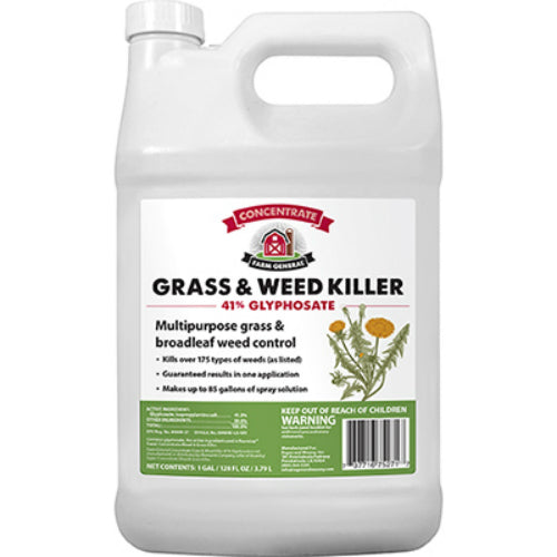 Farm General 75271 41% Glyphosate Grass & Weed Killer, 1-Gallon