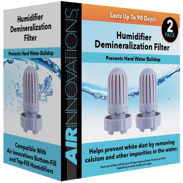 Air Innovations FILTER02-SILVER Humidifier Demineralization Filter, 2-Pack