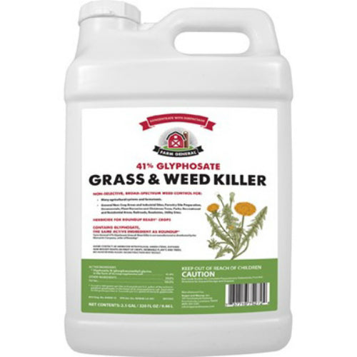 Farm General 75272 41% Glyphosate Grass & Weed Killer, 2.5-Gallon
