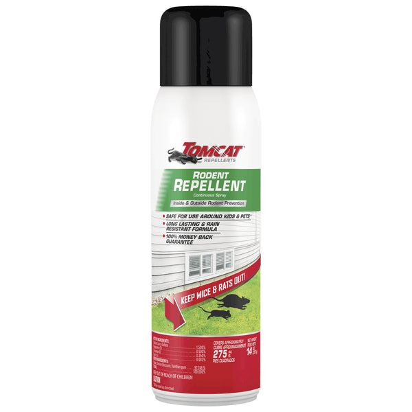 Tomcat 0368306 Rodent Repellent Continuous Spray, 14 Oz