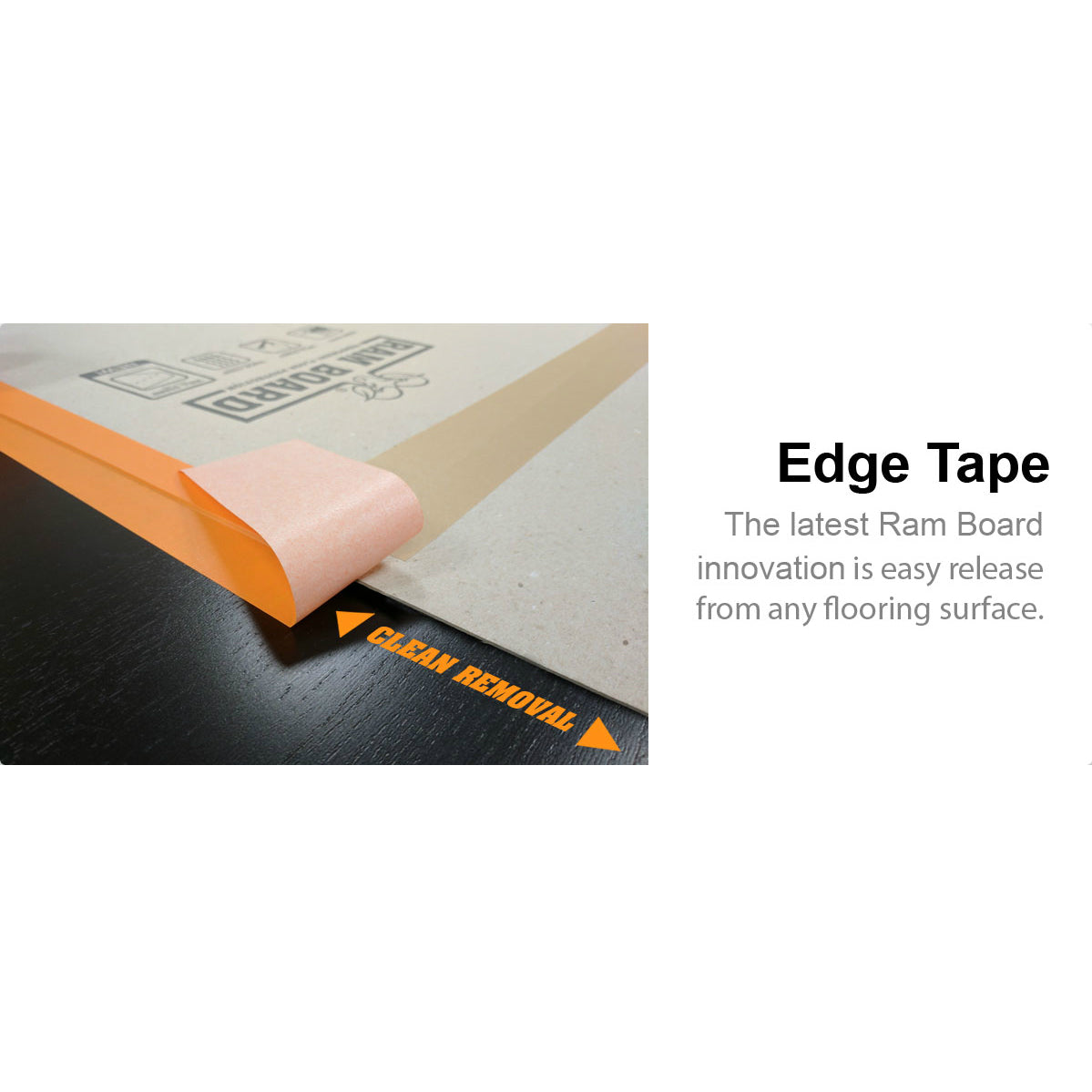 Ram Board RBET-2-5-180 Heavy-Duty Edge Tape, 2.5" x 180'