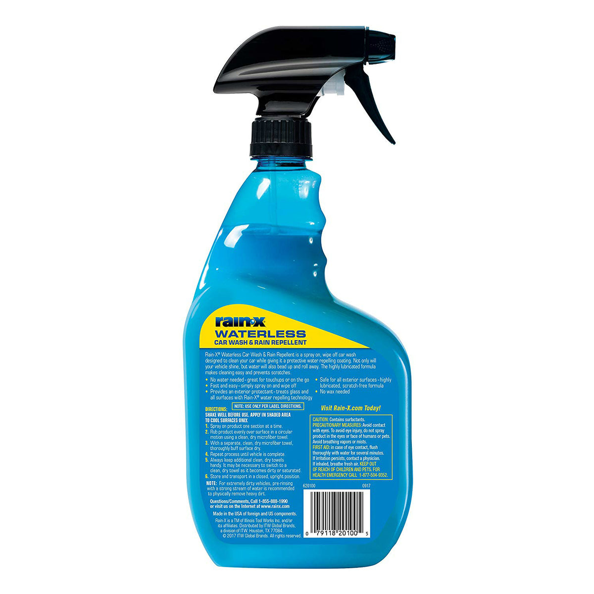 Rain-X 620100 Car Wash & Rain Repellent, 32 Oz