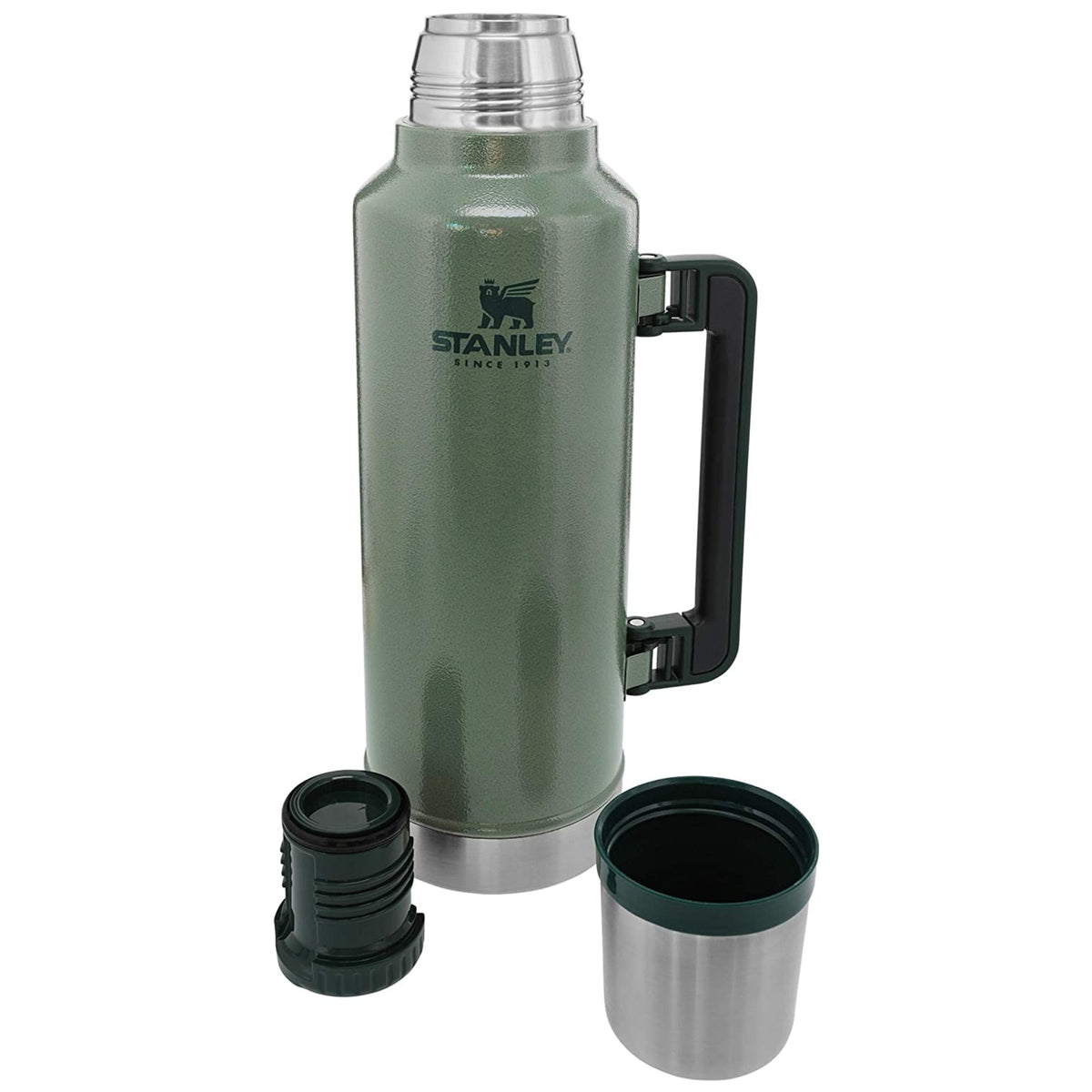 Stanley® ErgoServ® Carafe, Vacuum Insulated Carafe, 1 Liter, Brushed  Stainless and Black