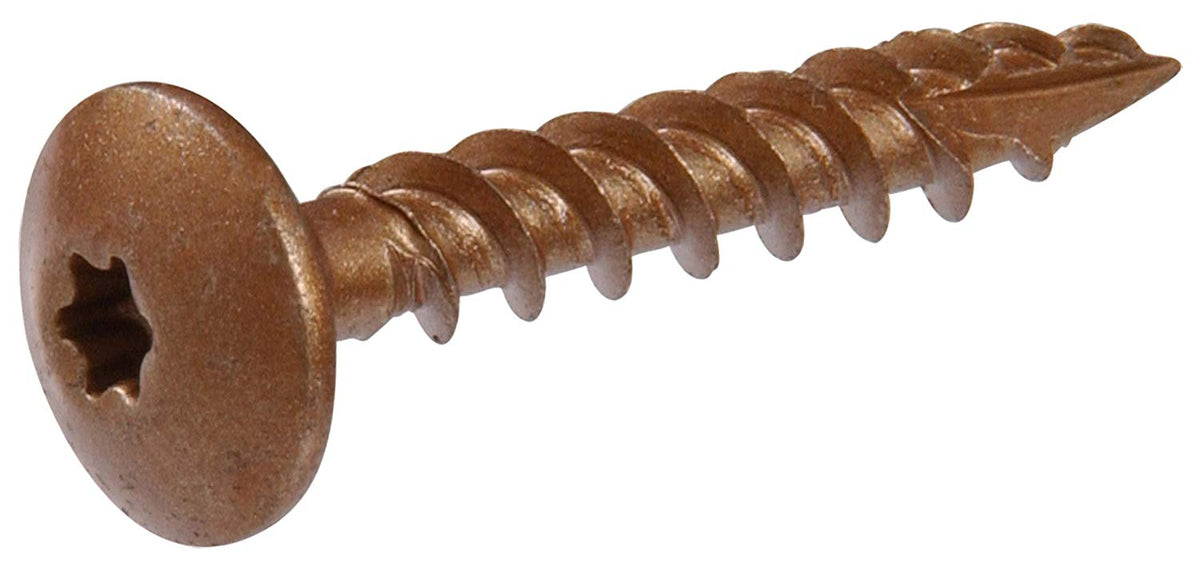 Hillman 47876 Star Drive Construction Lag Screw, Bronze, 5/16" x 3.5", 125-Count