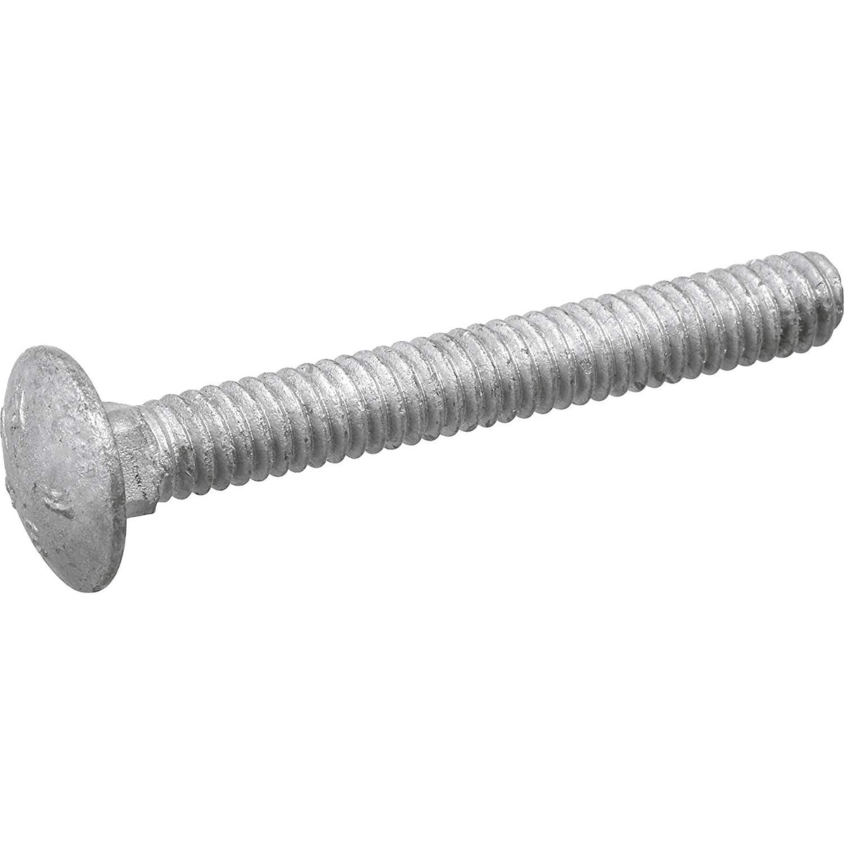 Hillman 812530 Flat Head Carriage Bolts, Galvanized, 1/4" x 6", 100-Count