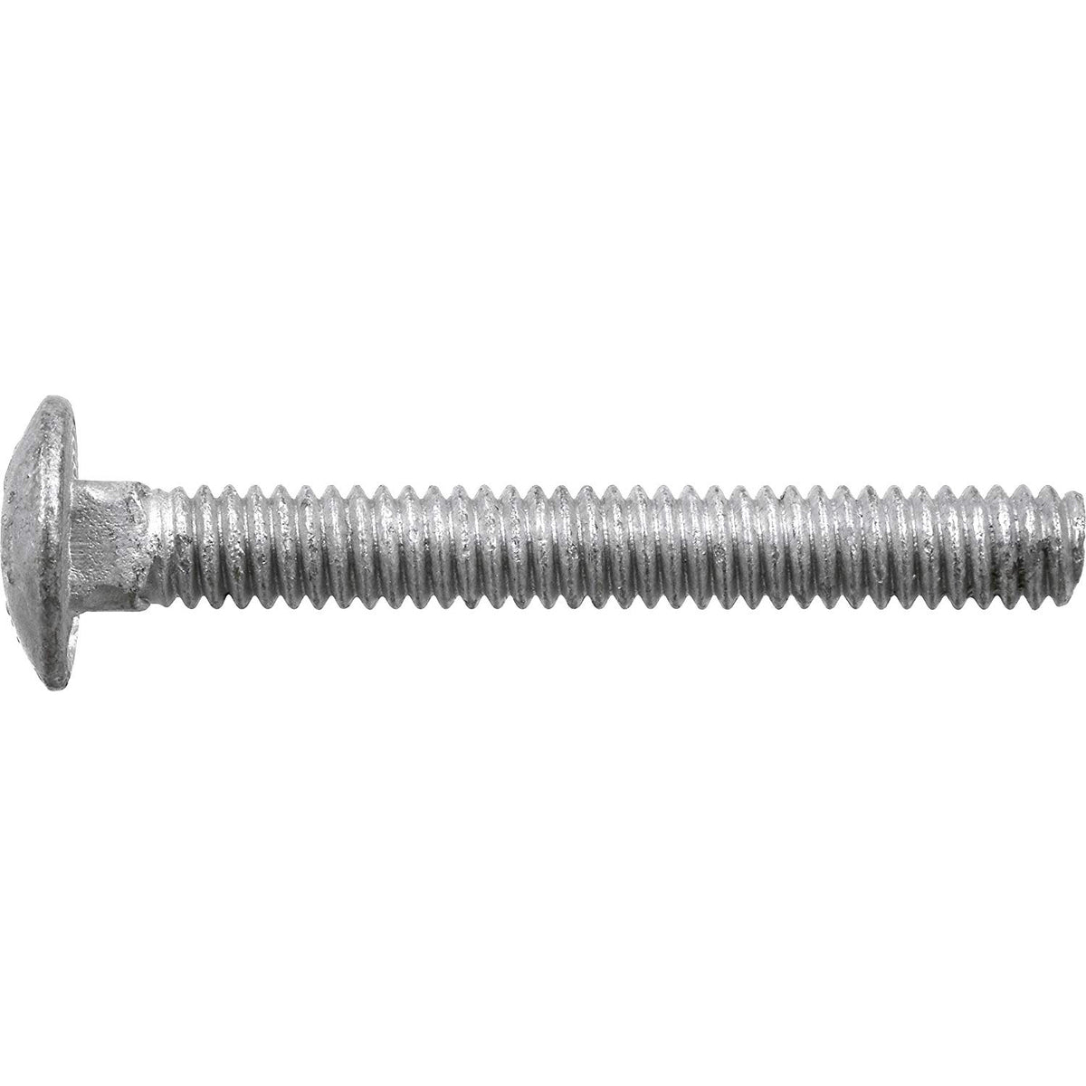 Hillman 812530 Flat Head Carriage Bolts, Galvanized, 1/4" x 6", 100-Count