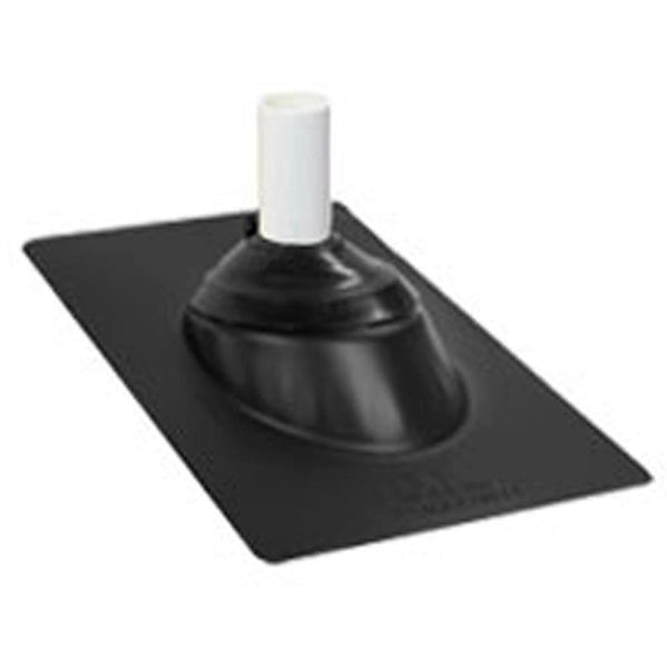 IPS 81852 Multi-Size 3-N-1 Galvanized Steel Base Roof Flashing, Black, 13.25" x 10.75"