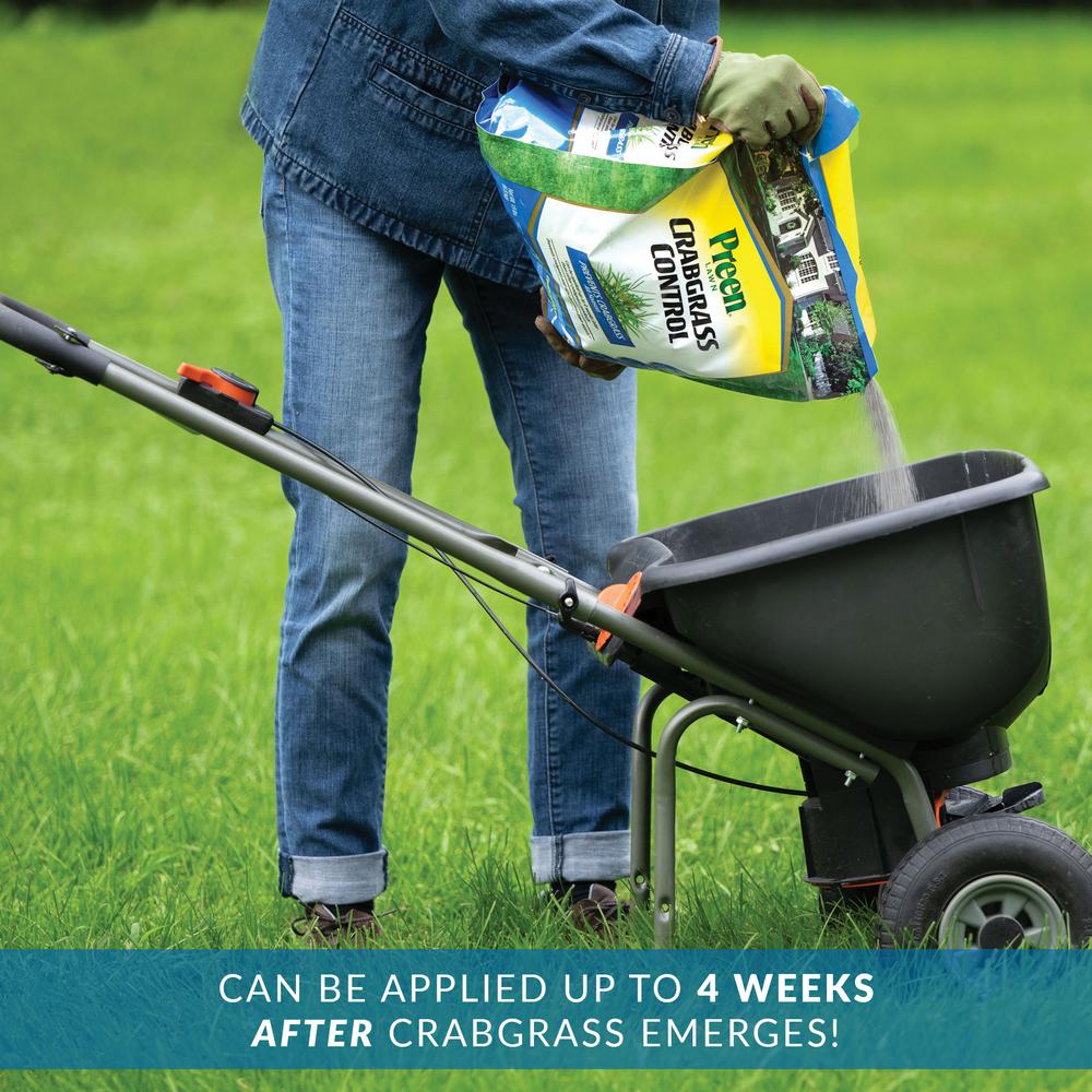 Preen 24-64151 Lawn Crabgrass Control, 0-0-7, 15 Lb, 5000 Sq.ft.