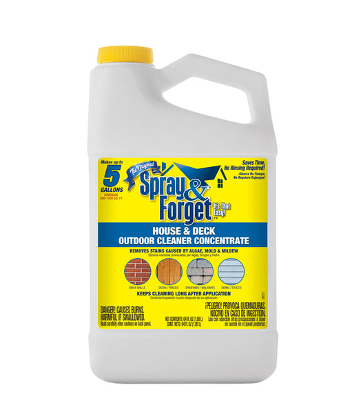 Spray & Forget SFDCH04 House & Deck Cleaner, 64 Oz