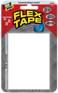Flex Tape TFSWHTMINI Mini Super Strong Waterproof Repair Tape, White