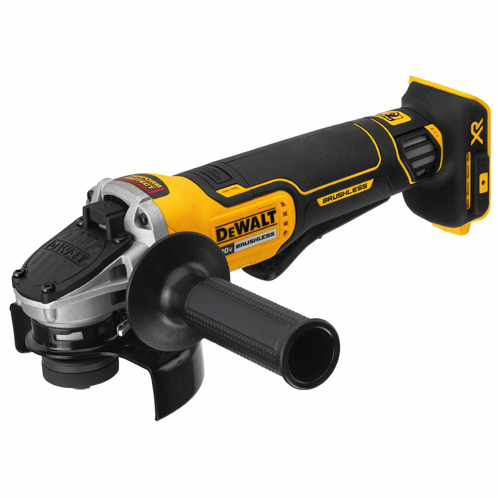 DeWalt DCG413B Paddle Switch Small Angle Grinder with Kickback Brake, 20V, 4.5"