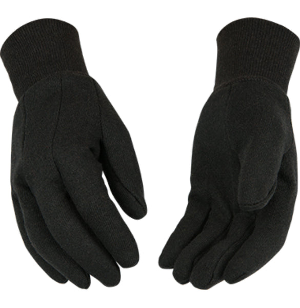 Kinco 820-3PK-L Heavyweight 2-Way Stretch 9 Oz Jersey Glove, Brown, Large, 3-Pk