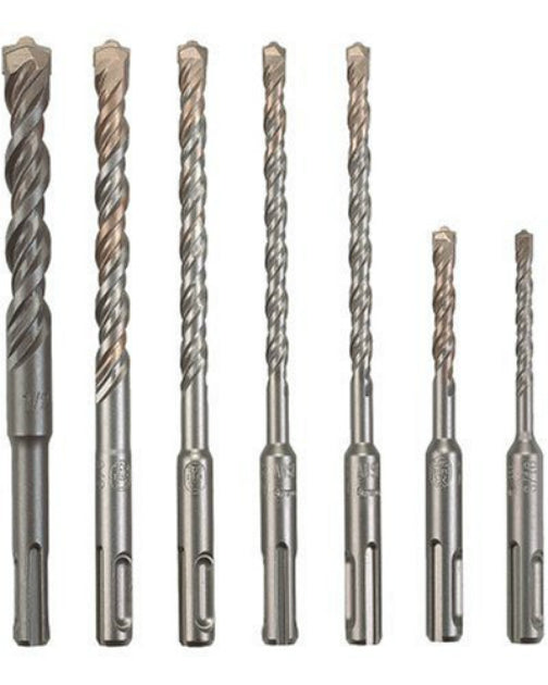 Bosch HCK001 SDS-Plus Bulldog Rotary Hammer Bit Sets, 7-Piece