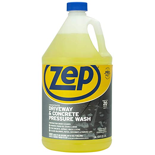 Zep ZUBMC128 Concentrated Driveway & Concrete Pressure Wash, 1 Gallon
